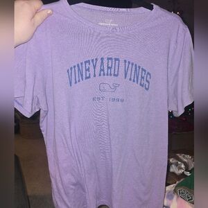 Vineyard Vines Purple Crewneck Tee